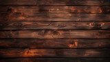 Burned wood wall background color dark amber, rustic style