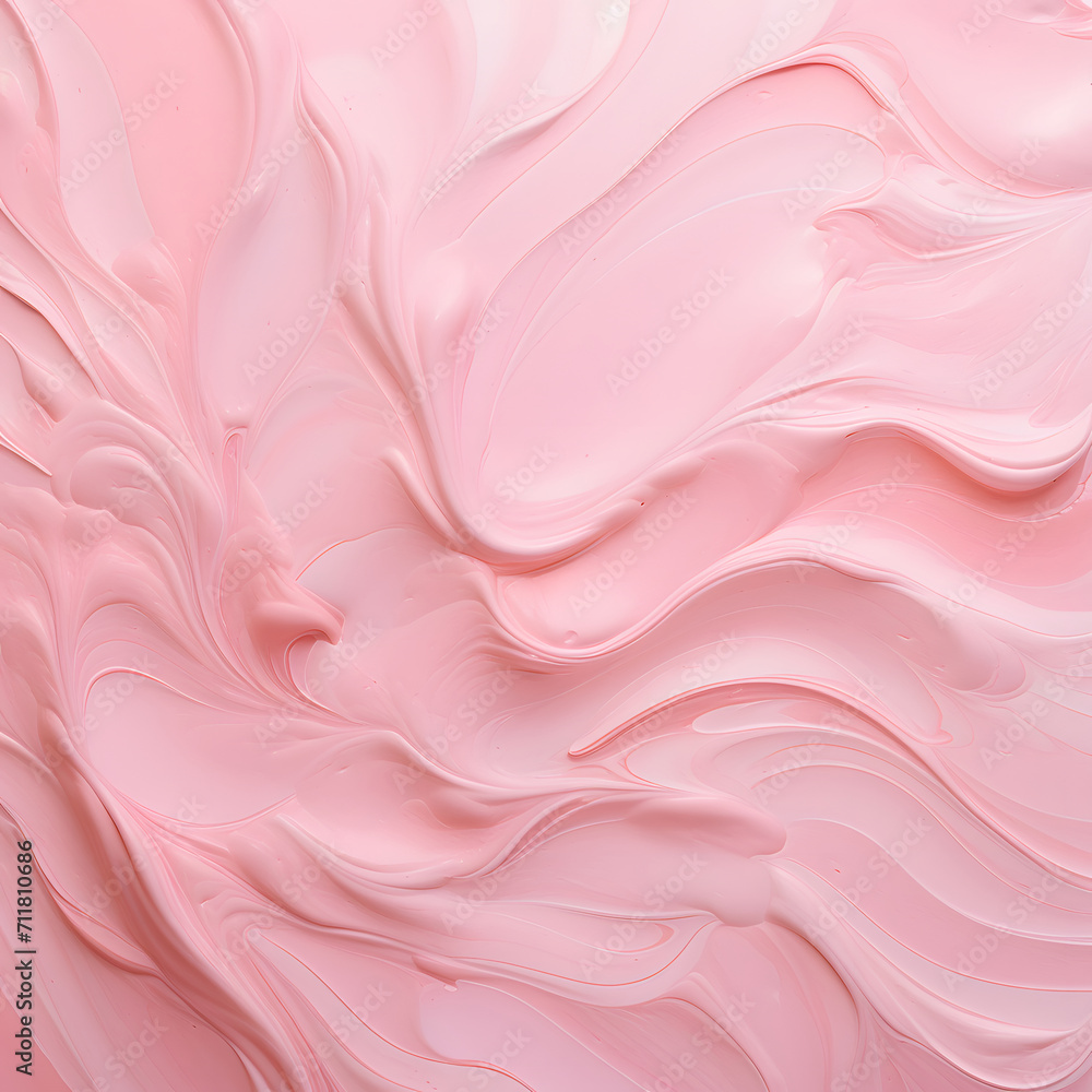 Obraz premium Pink pastel cream texture. 