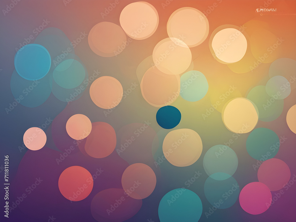 Generative KI grafische bunte runde Elemente Hintergrund Generative KI grafische bunte runde Elemente Hintergrund