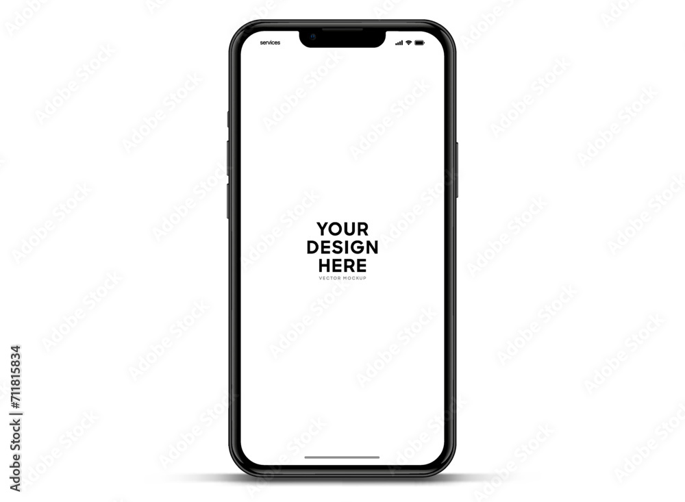 Realistic smartphone mockup. Mobile phone vector with isolated on white background. Device front view. 3D mobile phone with shadow. Realistic, high quality smart phone mockup for ui ux presentation. Realistic smartphone mockup. Mobile phone vector with isolated on white background. Device front view. 3D mobile phone with shadow. Realistic, high quality smart phone mockup for ui ux presentation.