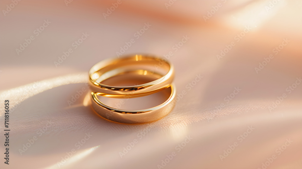 Eternal Bond of Love Represented by Wedding Rings Eternal Bond of Love Represented by Wedding Rings