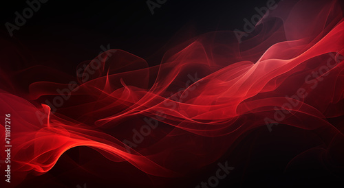 Red Color Wave | Beautiful Wallpaper Design | Abstract Art