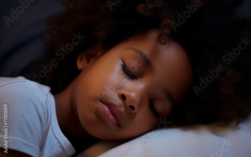 Image capturing the serene essence of children sleeping like angels