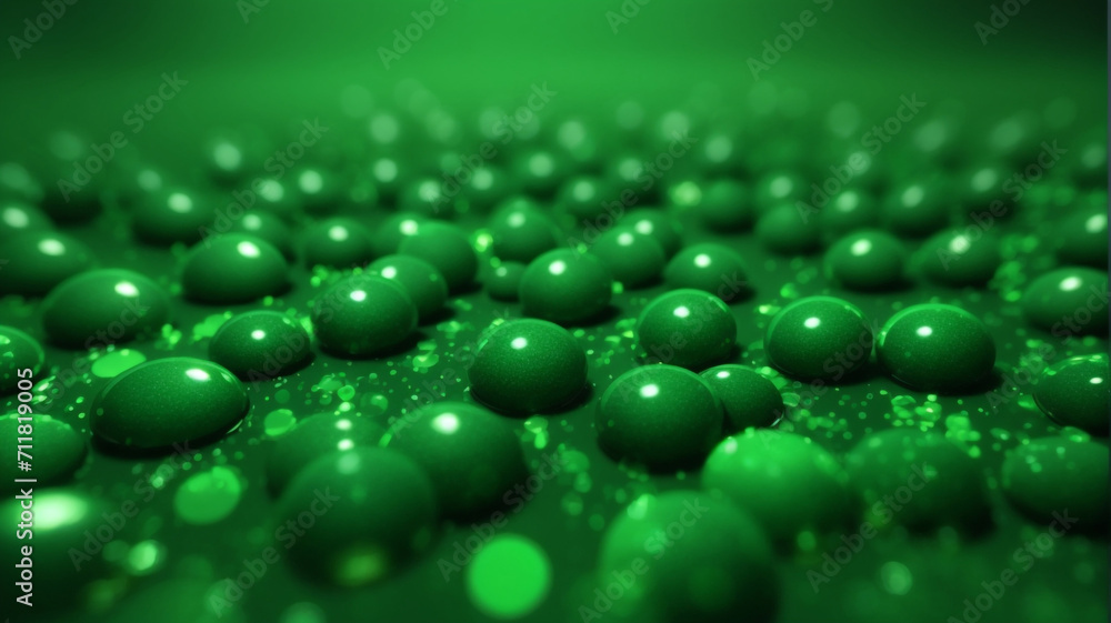 water drops on green background water drops on green background