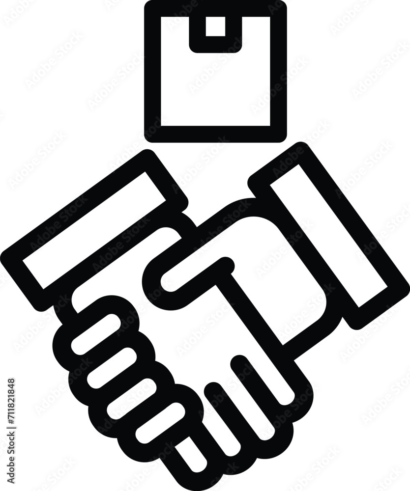 supply partnerships icon vector illustration supply partnerships icon vector illustration