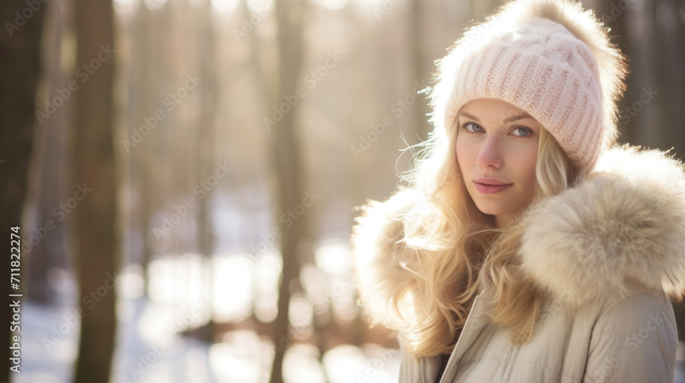 early spring concept background, beautiful girl model in a hat against the backdrop of the spring sun early spring concept background, beautiful girl model in a hat against the backdrop of the spring sun