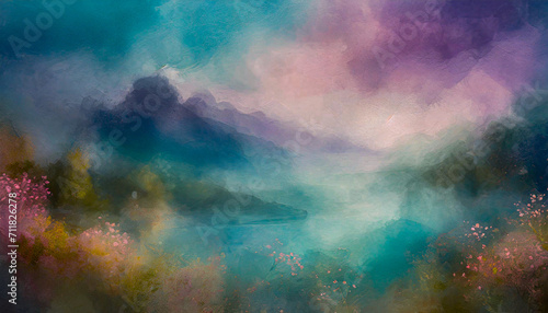 Ethereal painting background high quality 