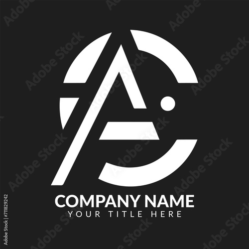 Vector ac logo design template