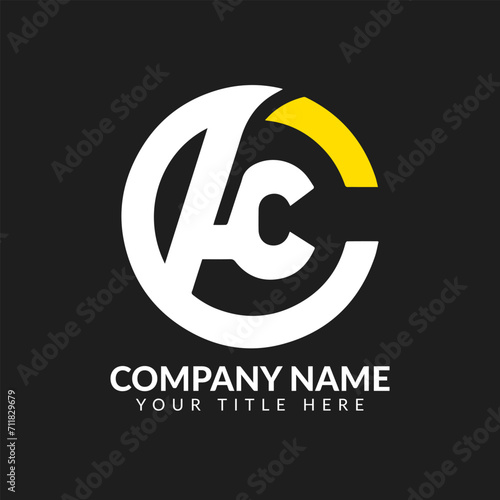 Vector letter ac logo ddesign