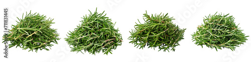 Rosemary Flower Pile Of Heap Of Piled Up Together Hyperrealistic Highly Detailed Isolated On Transparent Background Png File