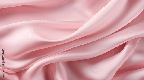 Delicate pink silk fabric background with beautiful folds for fashion design and artistic concepts, elegant and luxurious satin texture for feminine aesthetics