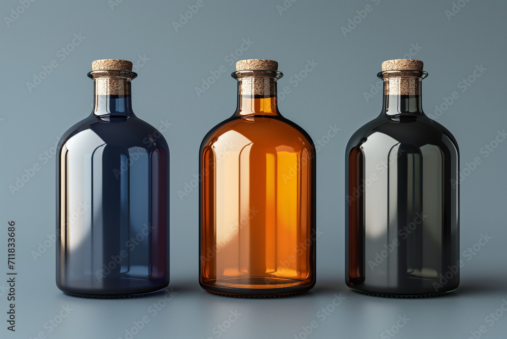 Empty water bottle mockup with luxury background Empty water bottle mockup with luxury background