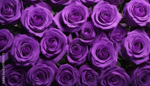 Dark classic elegant purple roses background 