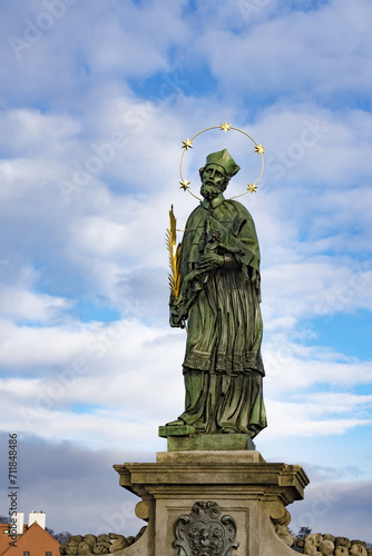 Photography statue of st john the baptist