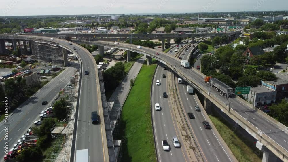 Traffic flow on highway Traffic flow on highway