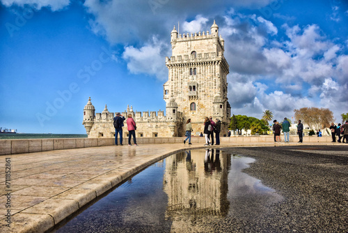 Elegancia Centenaria: Torre de Belén, Tesoro Portugués photo