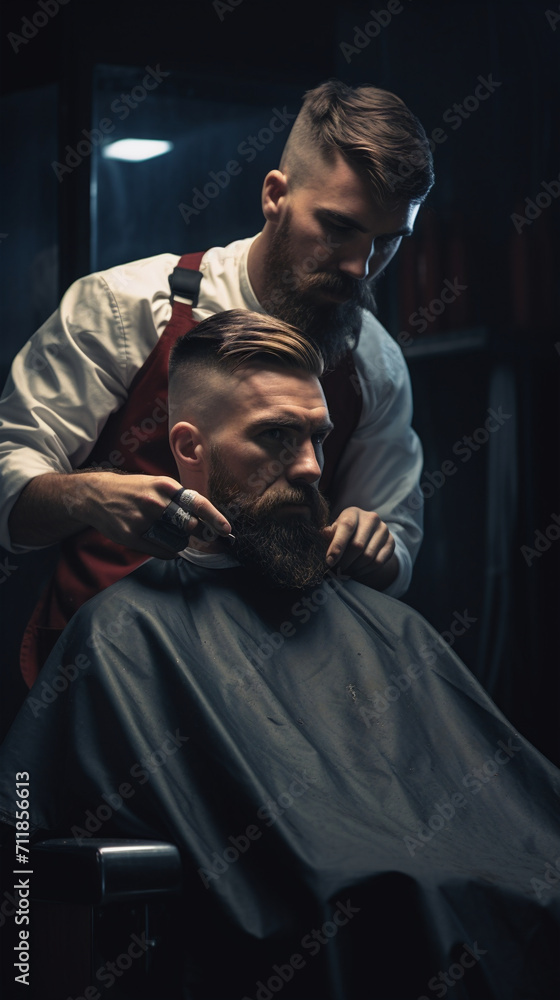 barber in barbershop barber in barbershop