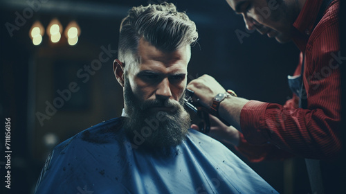 barber in barbershop