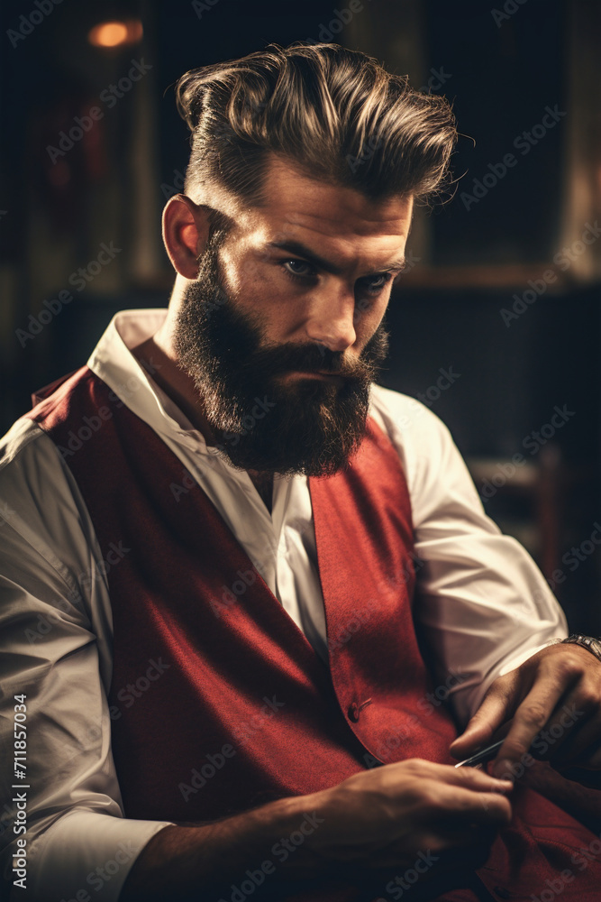 barber in barbershop barber in barbershop
