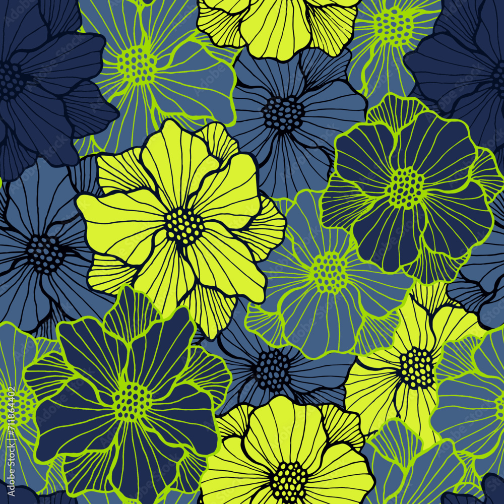 Modern anemone flower periodic sample. Organic floral composition. Anemone bloom Modern anemone flower periodic sample. Organic floral composition. Anemone bloom