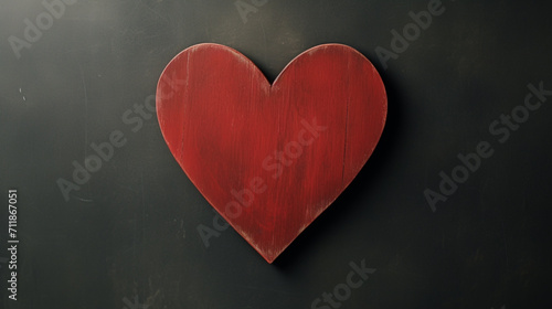 Wallpaper Mural Wooden heart shape background Torontodigital.ca