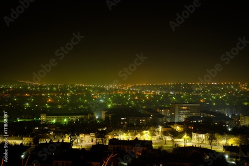 view of Pyatigorsk at night