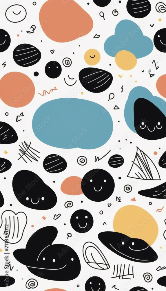 Fototapeta premium pattern with circles
