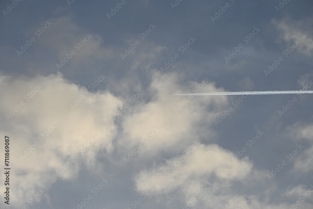 smoke from a plane smoke from a plane