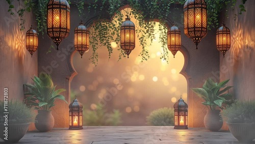 Ramadhan Kareem animated background