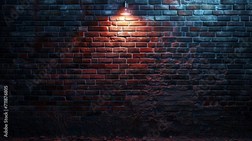 Old brick walls of an empty...