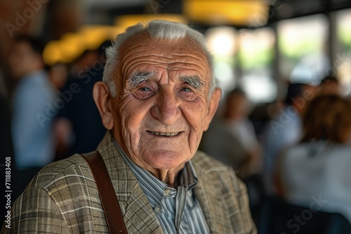 Elderly Man Smiling