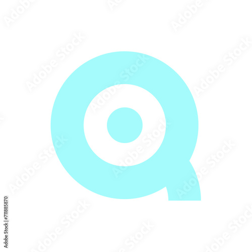 Monogram Q design vector logo. Monogram initial letter mark Q logo design. Monogram design vector logo. Monogram initial letter mark Q logo design. Simple Q monogram. Monogram Q design logo