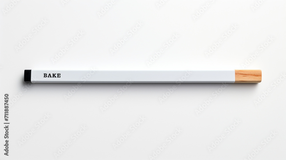 Charcoal pencil isolated on a plain white background Charcoal pencil isolated on a plain white background
