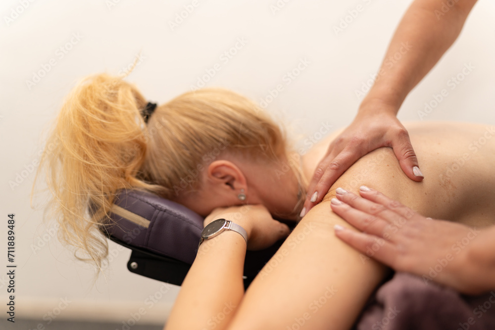 Concentrated Back Massage by Professional Masseuse