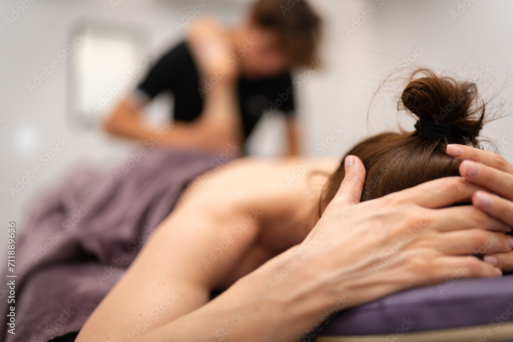 Concentrated Back Massage by Professional Masseuse