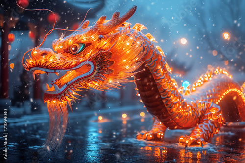 Lunar New Year - Chinese New Year, tradition, family, Dragon © Budairomi