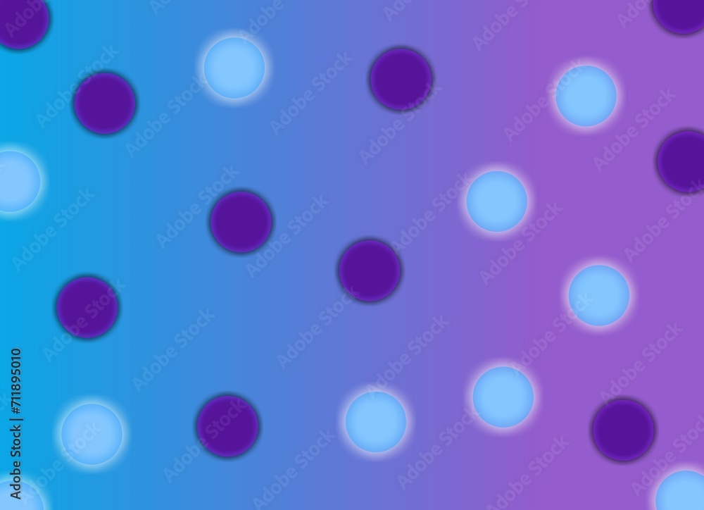 Abstract gradient background blue and purple with circle