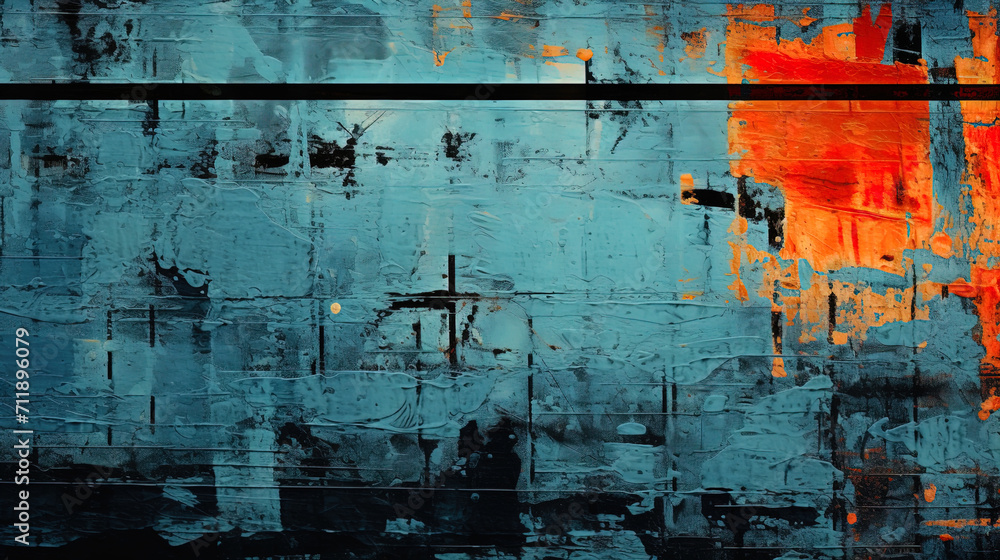 Abstract grunge of texture with layers and ridiculous areas