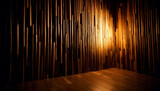Abstract nature backdrop Dark wood plank flooring in a modern design generated by AI