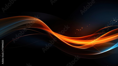 Abstract backgrounds with dark spots and luminous lines that create an exciting effect