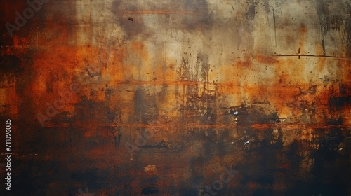 Abstract grunge surface with blurry spots and rubbed lines photo