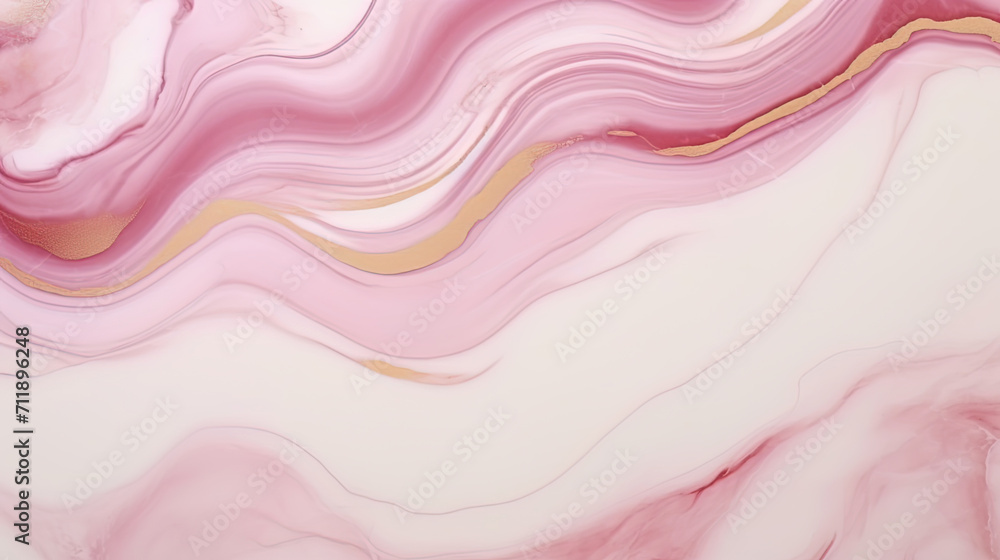 A light marble background with pink and brown wavy patterns A light marble background with pink and brown wavy patterns
