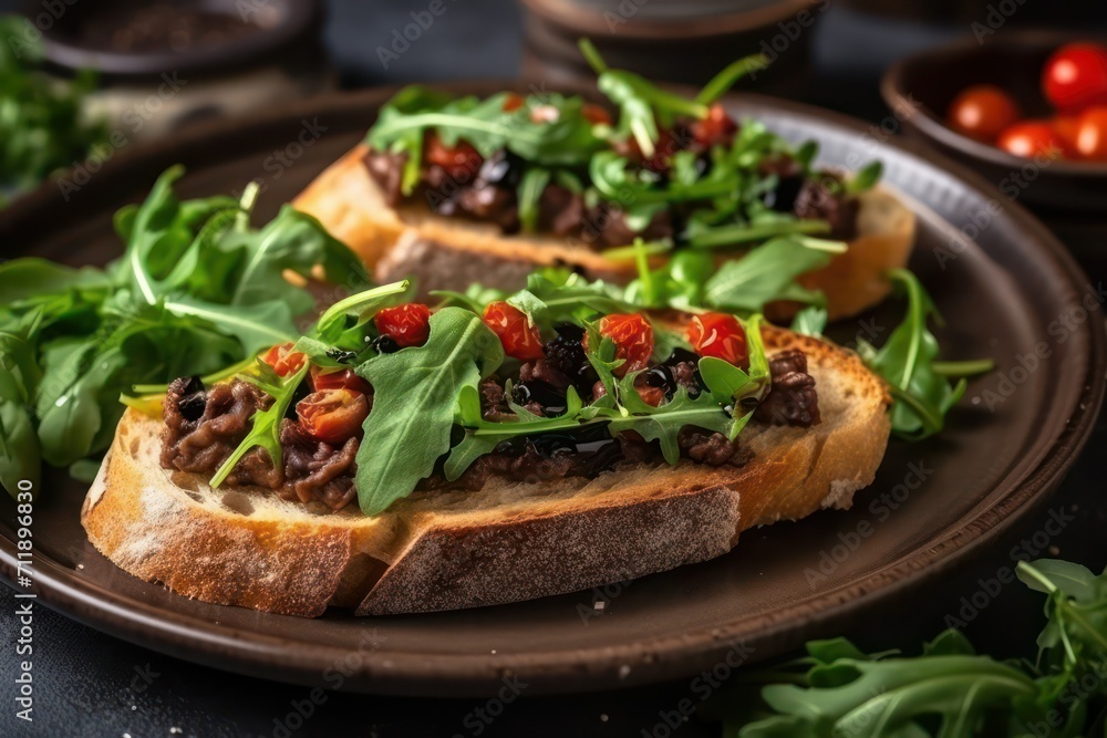 bruschetta with tomato sauce cheese bruschetta with tomato sauce cheese