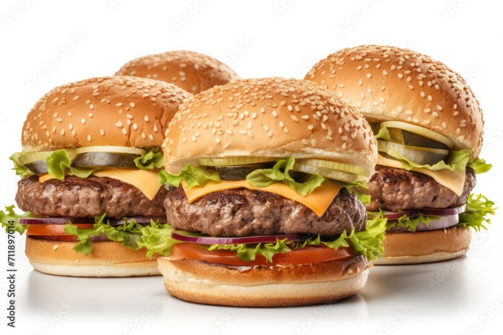 hamburger, hamburger on a plate, hamburger on a wooden table hamburger, hamburger on a plate, hamburger on a wooden table