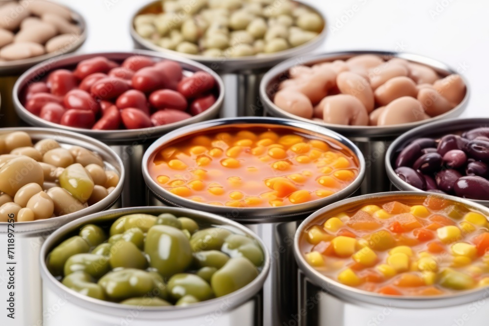 can vegetables, jars with food can vegetables, jars with food