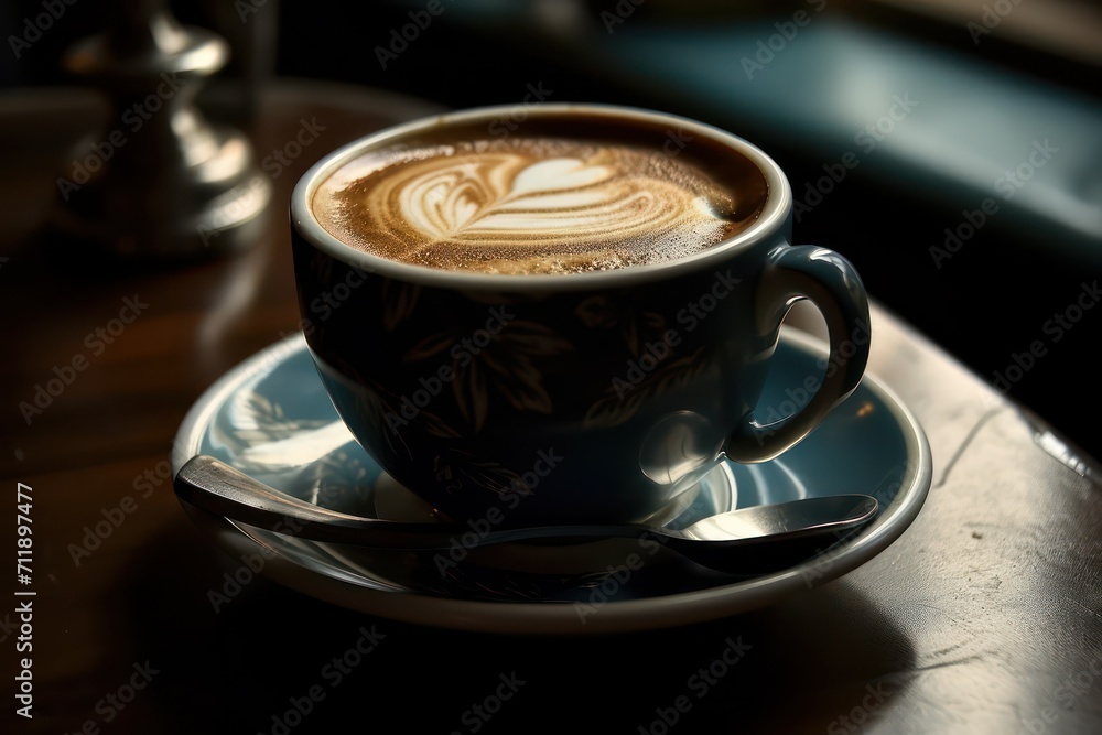 coffee beans and cup coffee beans and cup