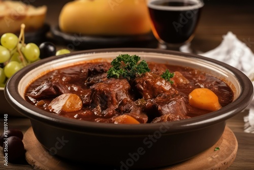 stew with meat, vegetables and spices