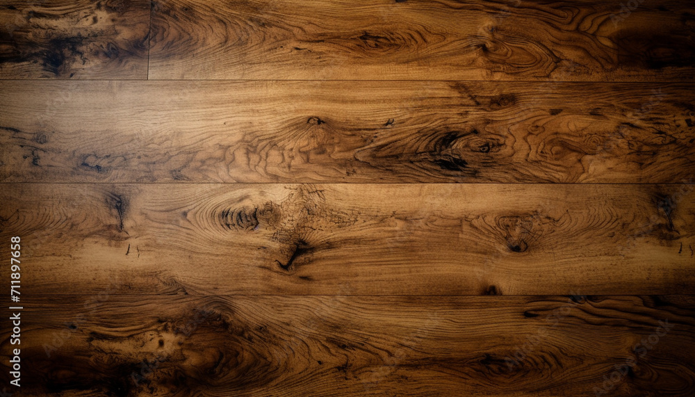 An old wooden table with a dark, rough, abstract pattern generated by AI An old wooden table with a dark, rough, abstract pattern generated by AI