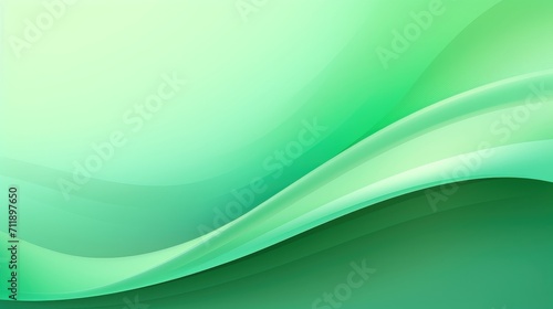 Fluid Green Gradient Mesh Background Template AI Generated