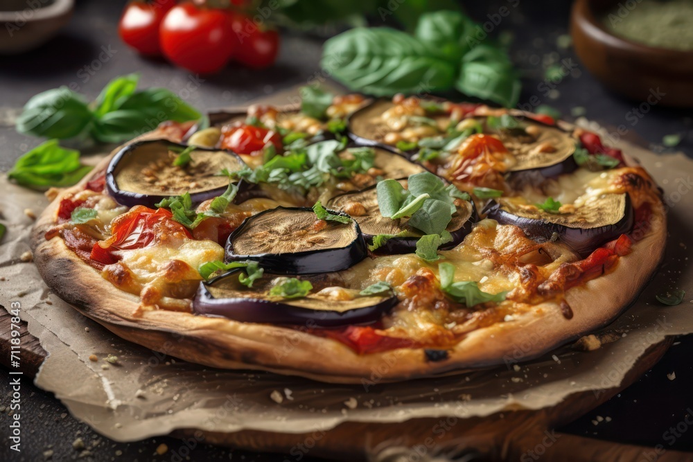 pizza with mushrooms and tomatoes pizza with mushrooms and tomatoes